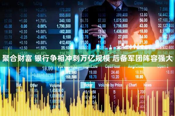 聚合财富 银行争相冲刺万亿规模 后备军团阵容强大