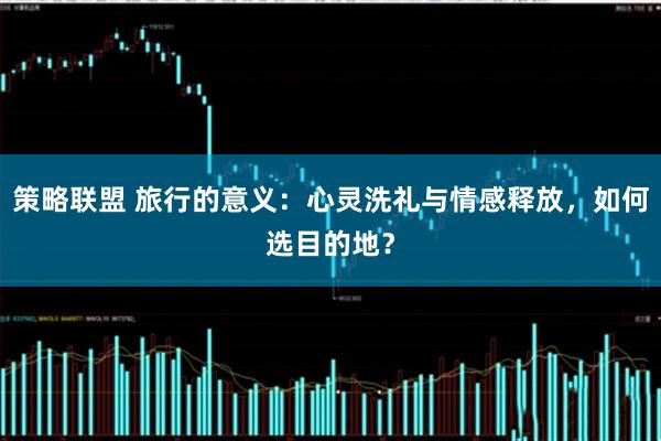 策略联盟 旅行的意义：心灵洗礼与情感释放，如何选目的地？